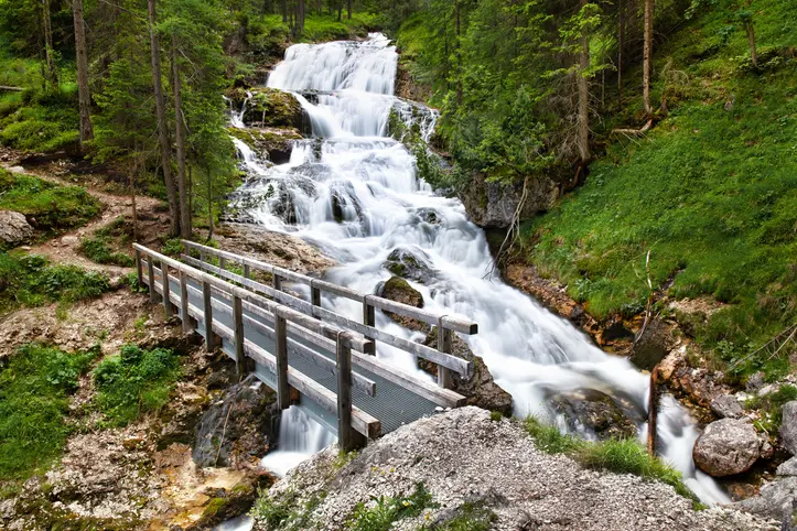Cascate di Fanes. Gioiello tra le Dolomiti